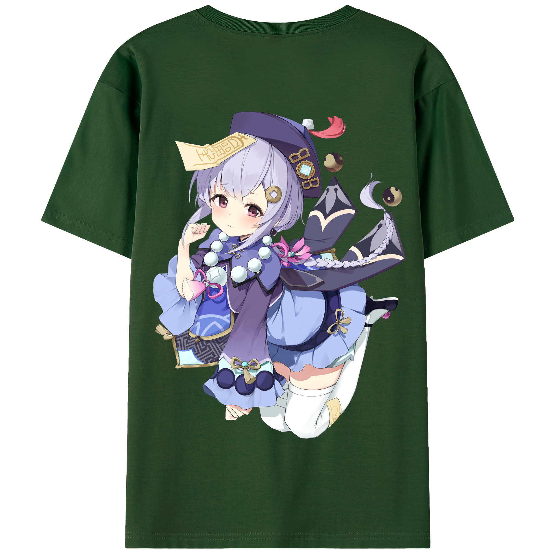 げんし神 七七 なな  genshin Nana 綿100％半袖Tシャツ（背面プリント）